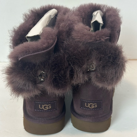 NWOT UGG classic mini puff crystal bow boots - Picture 7 of 16